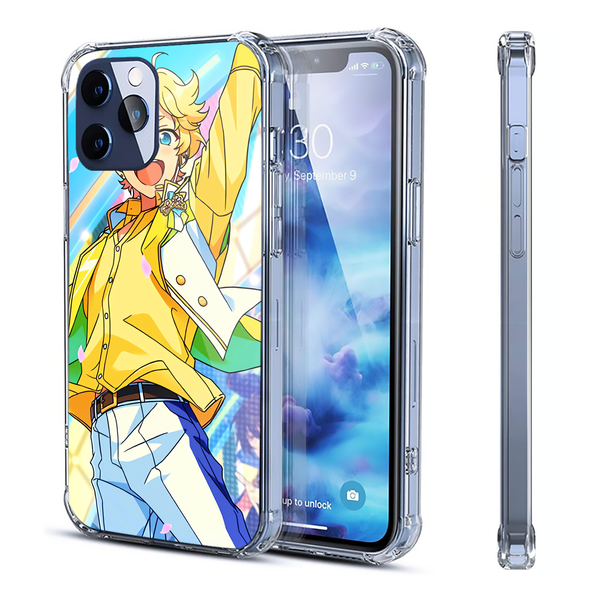 （画像用） あんさんぶるスターズ! Ensemble Stars 【iPhone 12シリーズ対応】透明スマホケース（クリアソフトケース）
